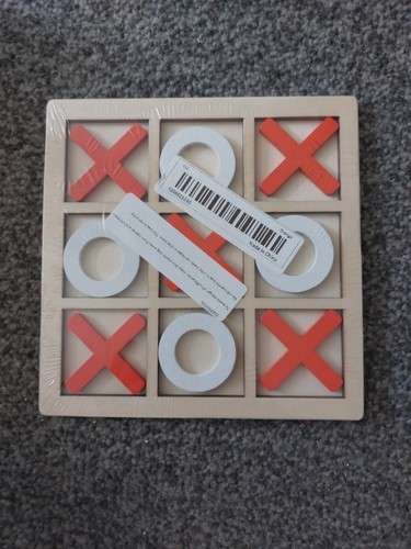 Wooden noughts and crosses - noughts,