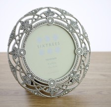 Ornate Vintage Silver 4 inch