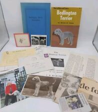 Bedlington Terrier 1974 Association Handbook Postcard Card Advertising Ephemera