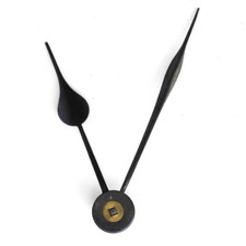 French Clock Hands Polished Blue Steel, Spade, Minute 55mm, Hour 45mm - CH1255