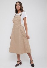 Denim Dungaree Pinafore Skirt