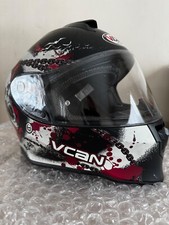 Vcan V151 Reaper Skull and chain Motorcycle Full Face Motorbike crash Helmet