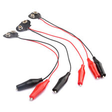 3 Pcs, 9V Battery Clips Power