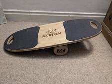 Plywood Balance Board With Cork Roller