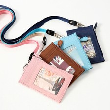 1xPU Leather ID Badge Holder