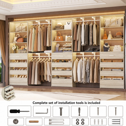 138 closet organizer - closet,