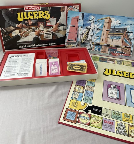 Ulcers board game - board, complete