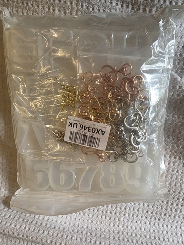 Resin mold set letters - mold, and