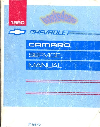 Camaro 1990 manual service - camaro,
