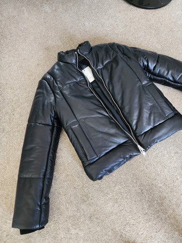 Allsaints furse leather puffer - furse,