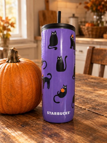 Starbucks purple cat - cold, cup