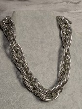 Chunky rope chain necklace