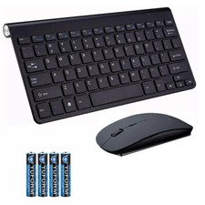 2.4G Cordless Wireless Keyboard Ultra Slim and Set Combo Mouse For MAC PC Laptop