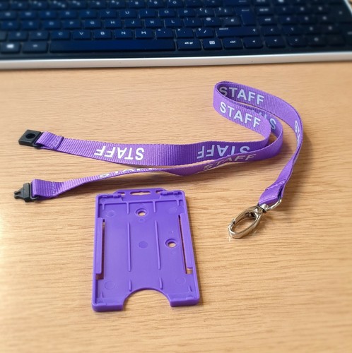 Purple staff printed - staff,