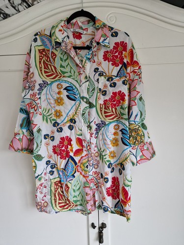 Zara tropical print jumpsuit - zara,
