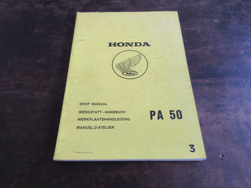 Honda pa50 shop manual - honda,
