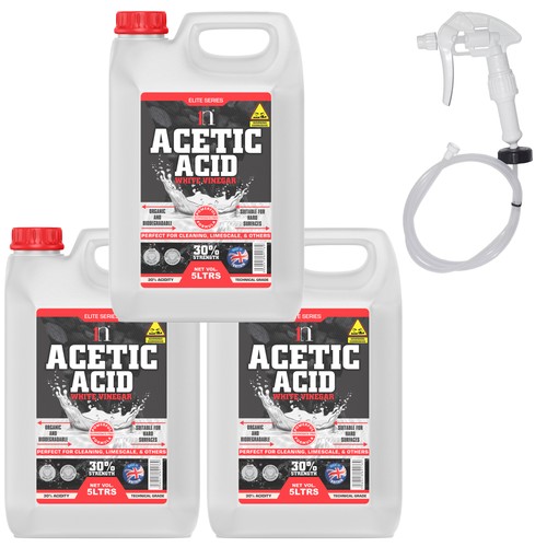 Very strong acetic acid white - strong,