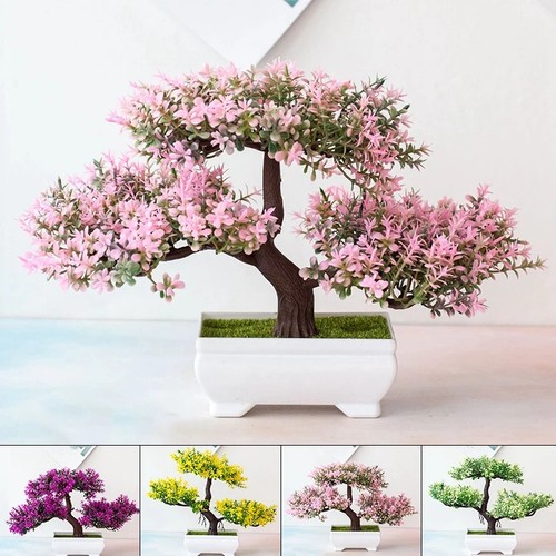 Artificial bonsai plant pot - bonsai, in
