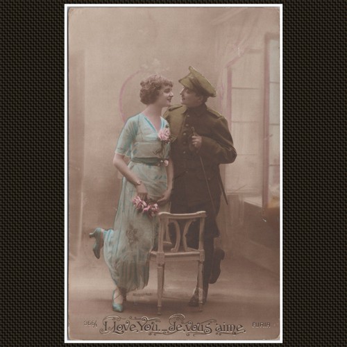 Couple military uniform - in,