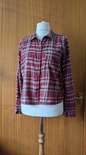 BNWOT New Look Red Plaid Flannel Shirt - 100% Cotton - UK 16
