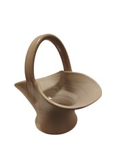 Vintage Hillstonia Stoneware Pottery Posy Basket/Flower Bowl Produced In 1950s