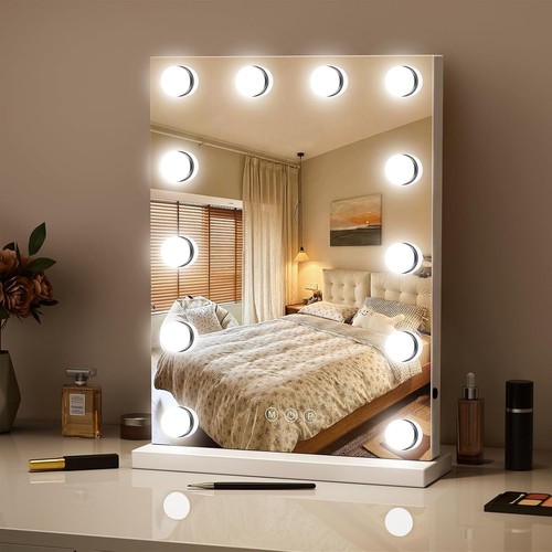 Hollywood vanity mirror with - vanity,