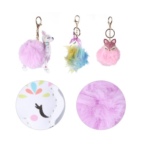 3pcs small pendant plush doll - 3pcs,