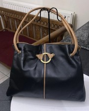 Vintage Gigi Leather Black Tan