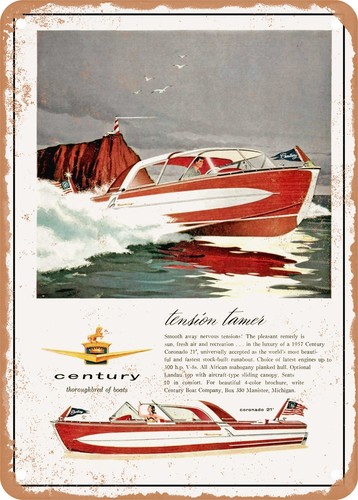 Metal sign 1957 - metal,