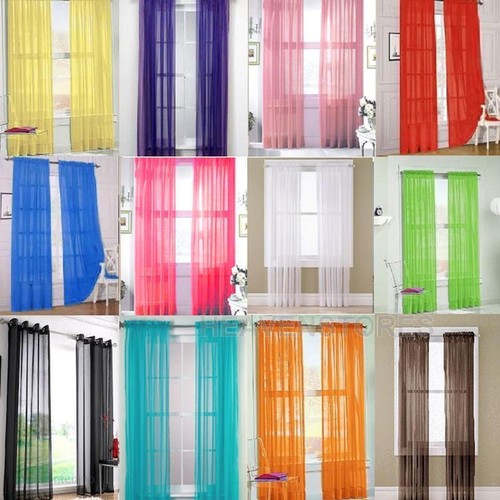 New valances tulle voile door - valances,