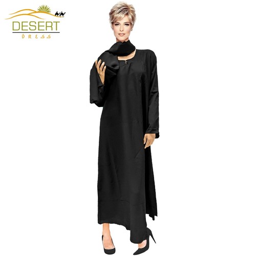 Jet black saudi flowing - jet,