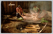 c1960s Luau Preparations Pig