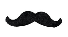 Stick on Black Moustache Fake