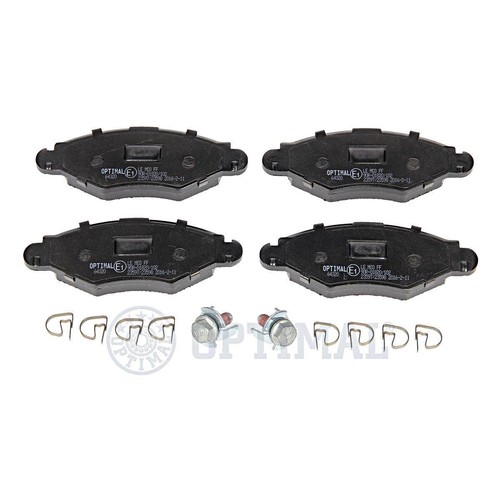 Front disc brake pad set - pad,