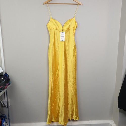 Zara dress womens large - womens, yellow