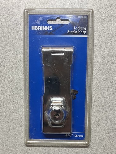 Brinks locking hasp and staple - locking,