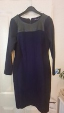 Twiggy For Marks & Spencers Navy/ Black Dress Size 10 