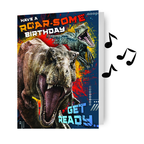 Birthday card jurassic - birthday,
