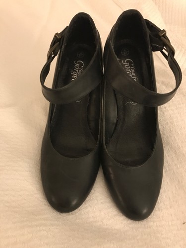 New look black leather - look,
