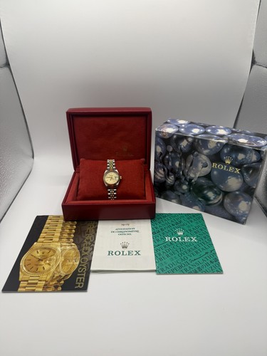 Rolex datejust 79173 champagne - rolex,