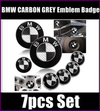 CARBON GREY Emblem Badge 7pcs