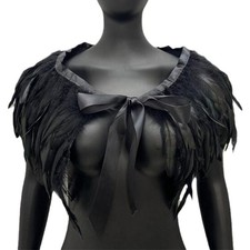 Elegant Feather Shawl for