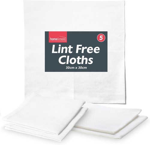 Sol 5pk lint free microfibre - lint,