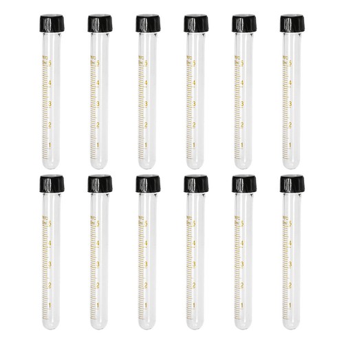 12pcs glass test tube - glass,