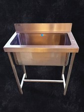 Catering Sink | Stainless Steel | Semi-Deep Pot Wash | Commercial | (86x70x39)