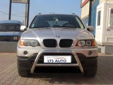 BMW X5 E53 E70 CHROME NUDGE A-BAR, STAINLESS STEEL BULL BAR 2001-2009 MODELS W K