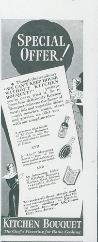 1936 kitchen bouquet flavoring - 1936,