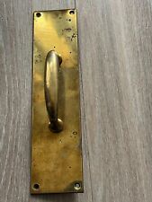 large brass pub saloon door type handle