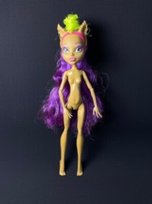 Monster High Freaky Fusion Clawvenus NUDE doll 2014 - green purple hair BJR40