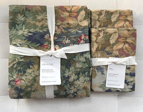 Pottery barn greenwood percale - pottery,